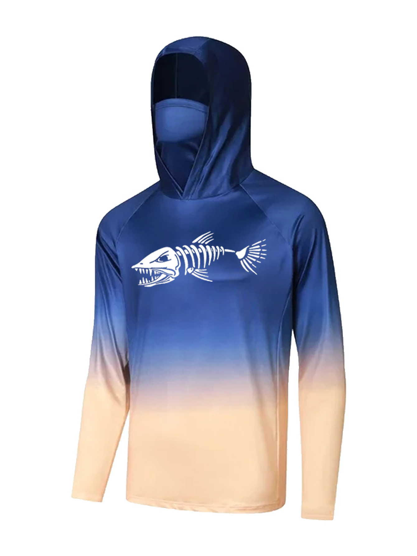 UPF 50+ Hooded Fishing Clothes - огляд і ціна Fishing Mask Sun Protection