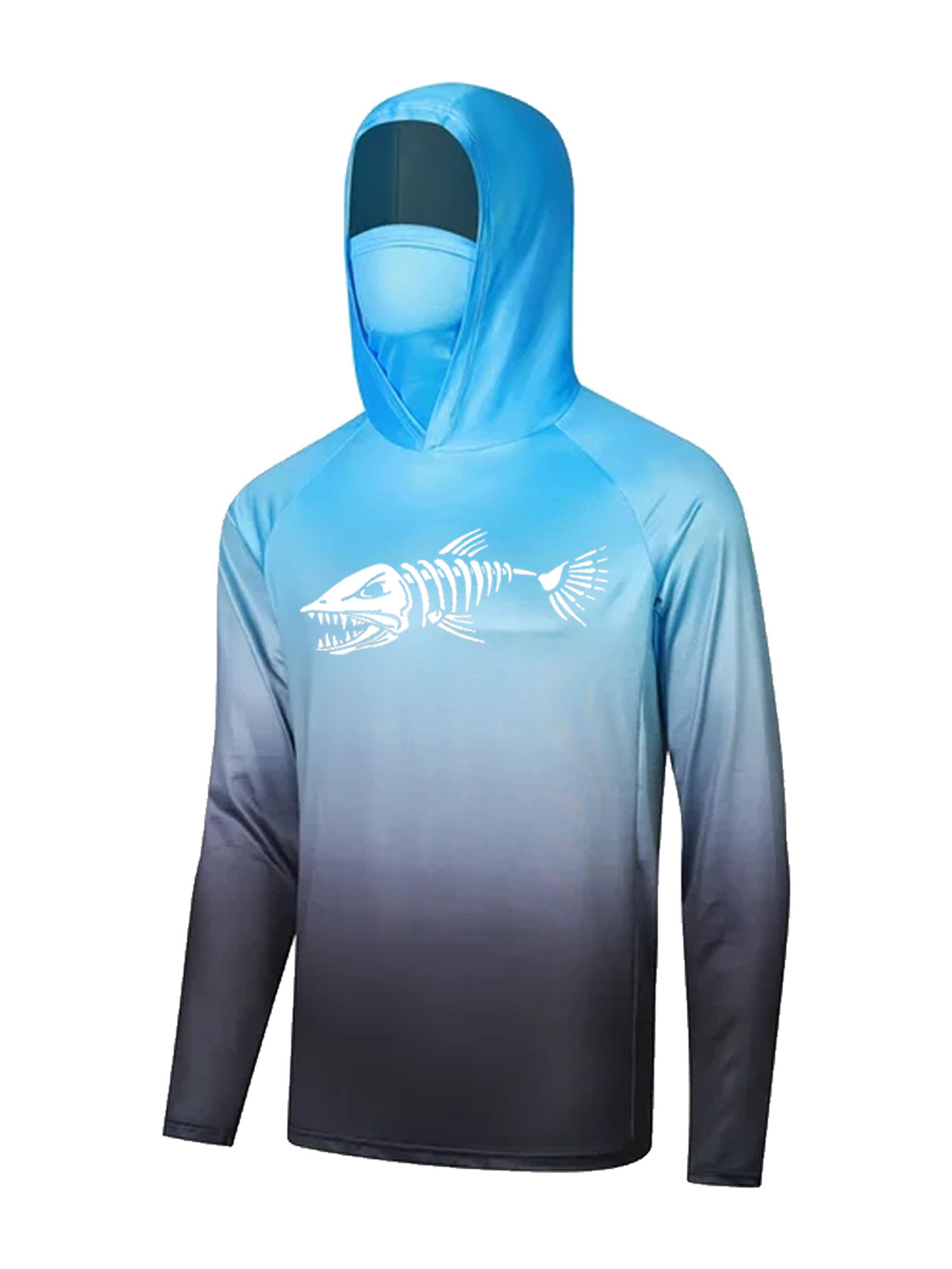UPF 50+ Hooded Fishing Clothes - огляд і ціна Fishing Mask Sun Protection