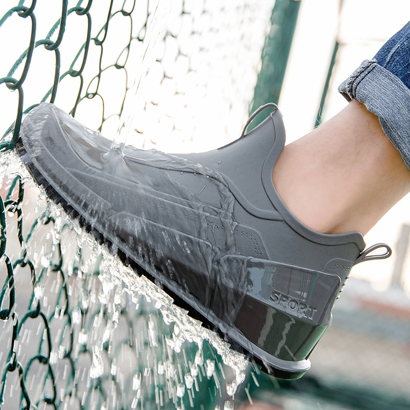 Summer men's short tube rain b - огляд і ціна Fishing Boots