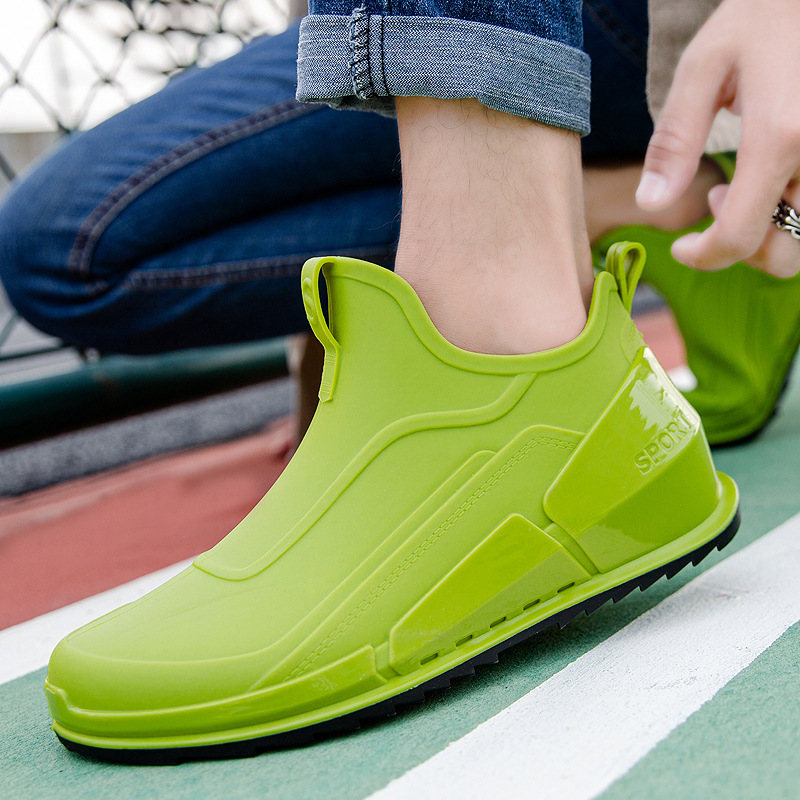 Summer men's short tube rain b - огляд і ціна Fishing Boots